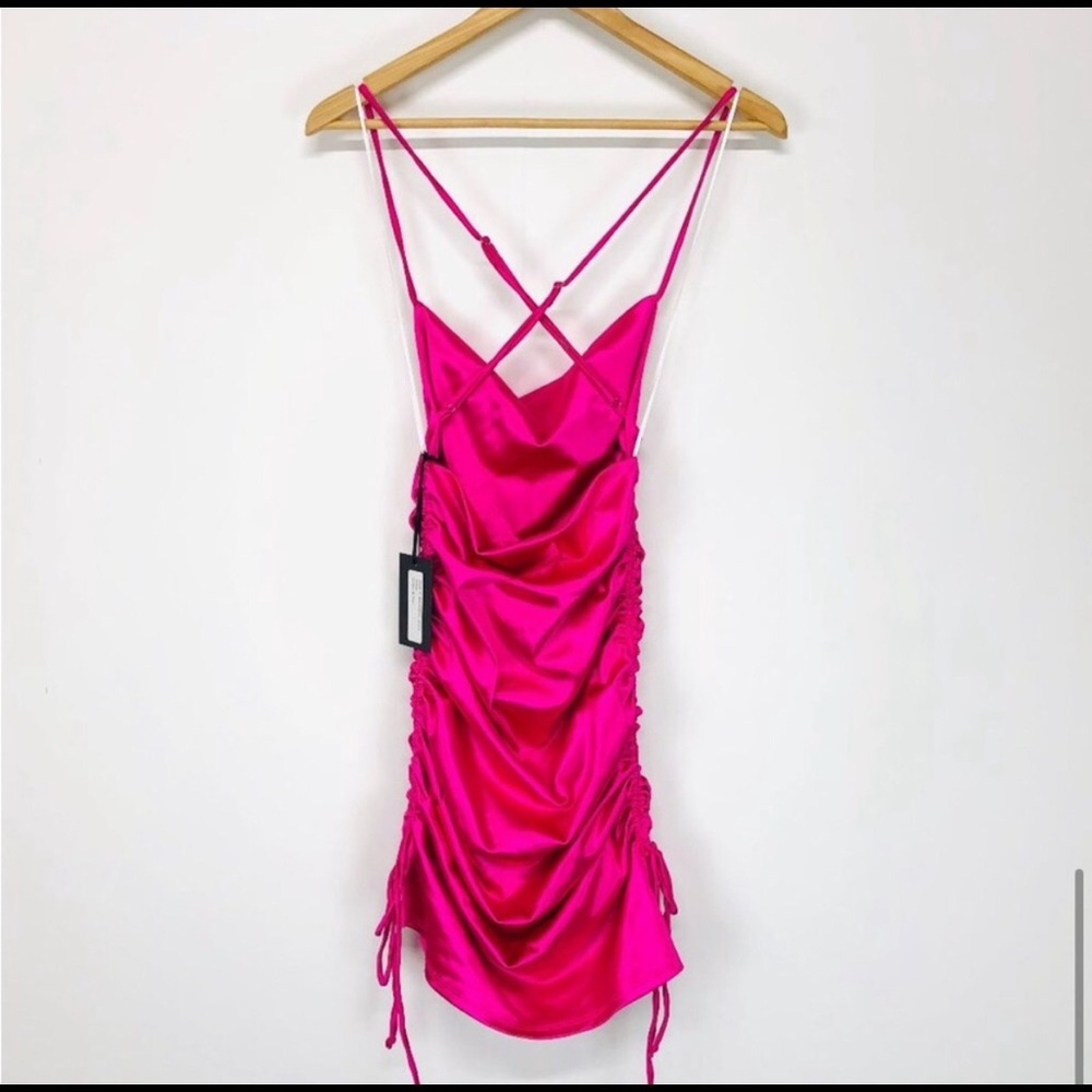 4SI3NNA Ruched Mini Dress - Picture 4 of 8